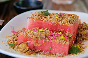 ปลาแห้งแตงโม วิธีทำขนมไทยชาววัง สูตรขนมโบราณ