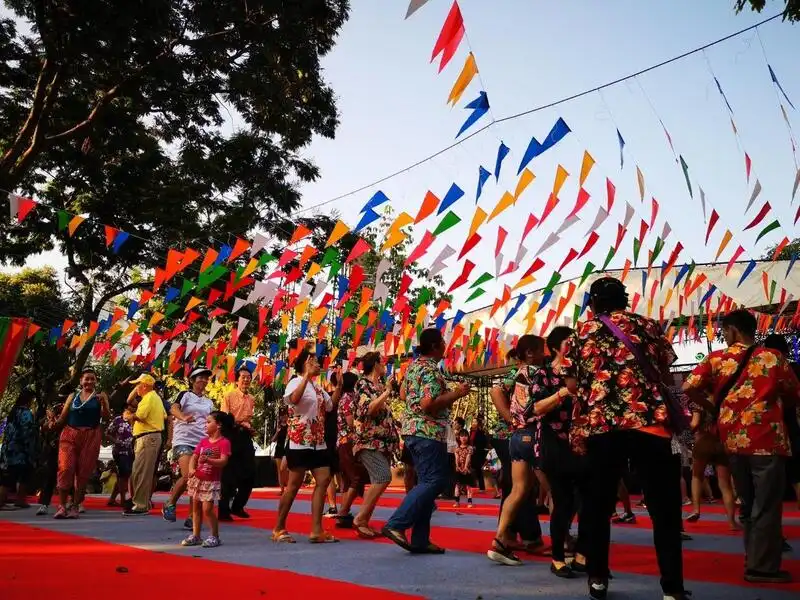 ประเพณีรำวงย้อนยุค วัฒนธรรมภาคกลาง