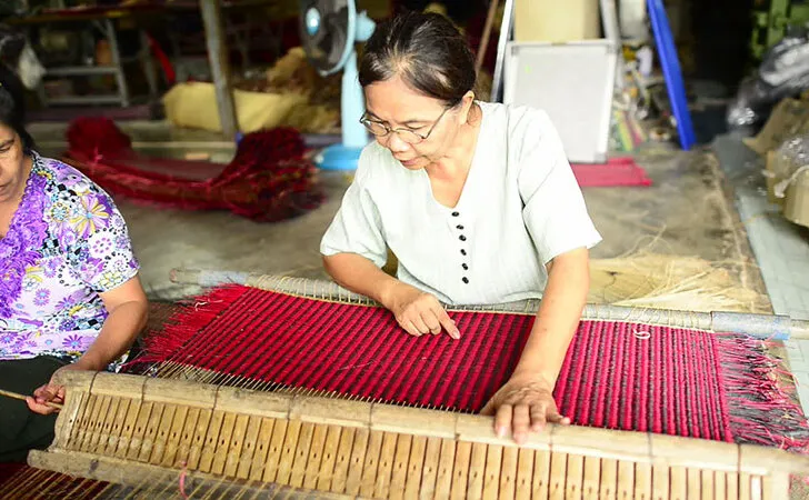 Ban Bang Sa Kao Mat Weaving Village
