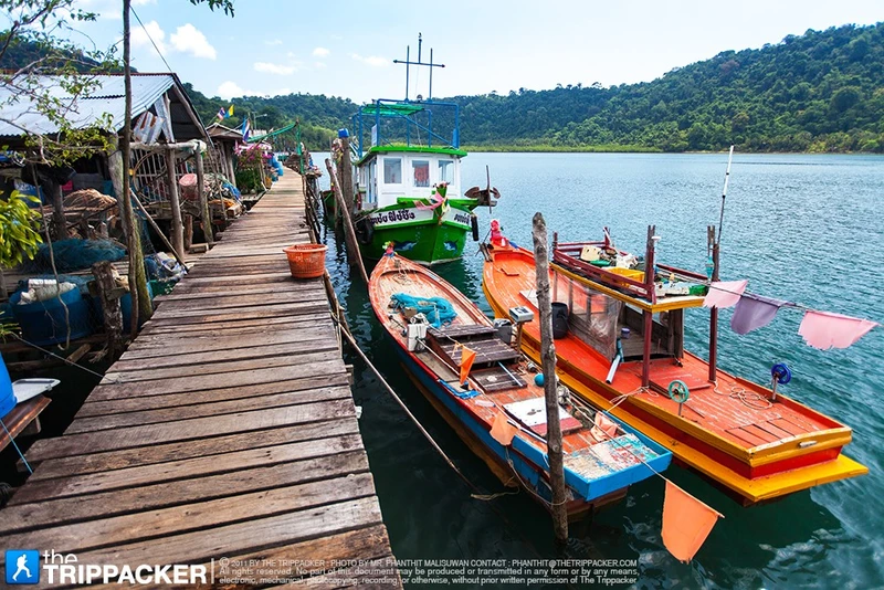 Ao Salad Fishing Village Koh Kood Trat Thailand
