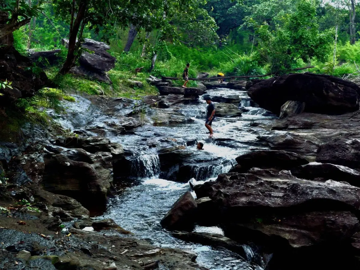 Tham Phuang Waterfall Tham Phuang Waterfall
