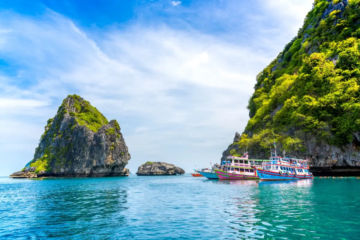 เกาะเชือกและเกาะแหวน จังหวัดตรัง ทะเลอันดามัน