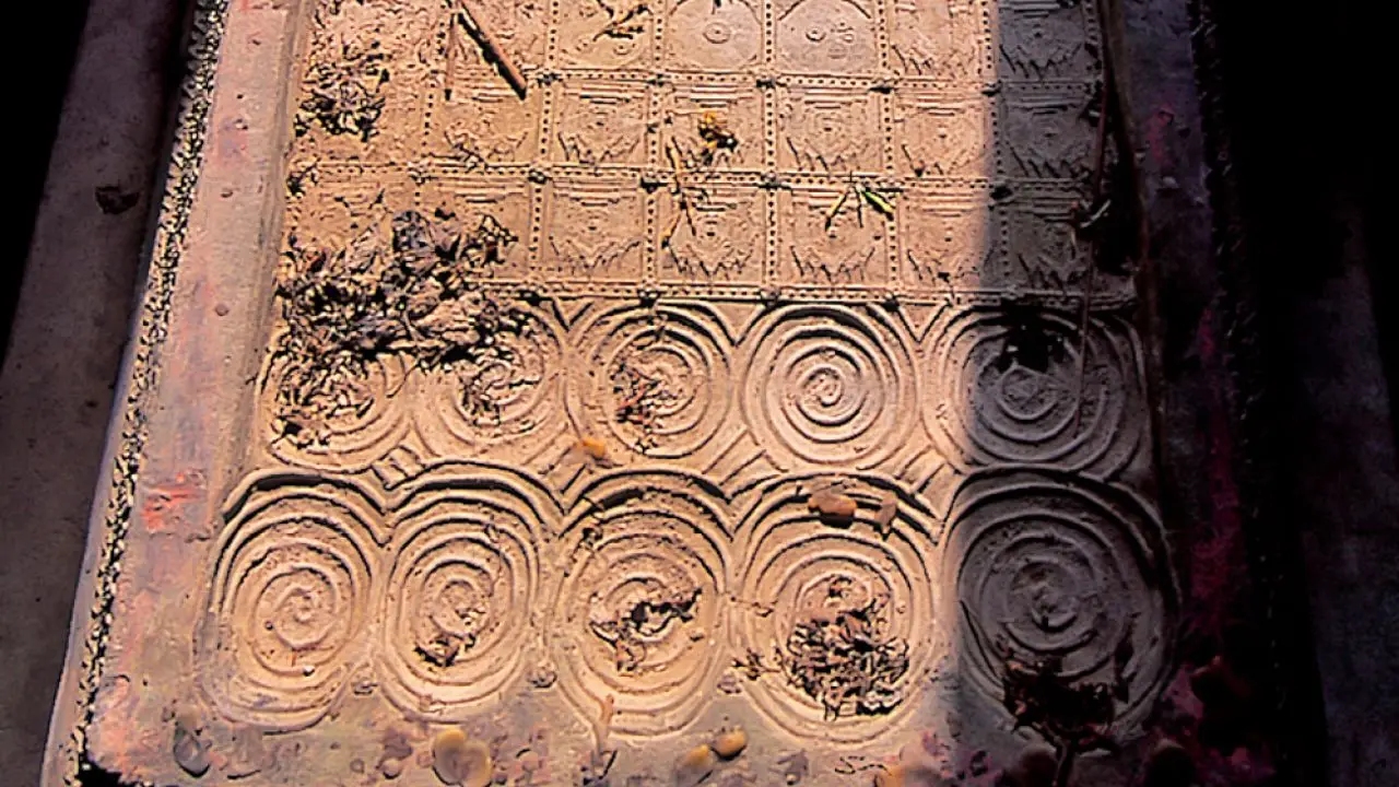 Replica of the Buddha Footprint