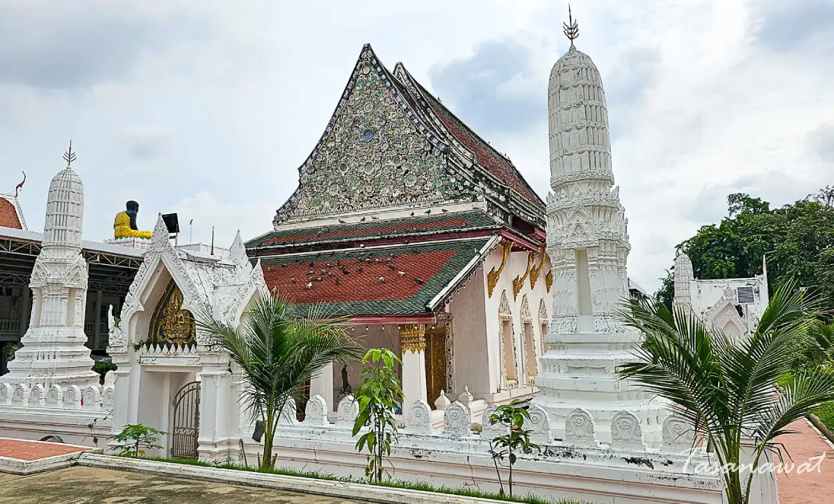 วัดบางขุนเทียนนอก พระอุโบสถศิลปกรรมไทยจีน เขตจอมทอง กรุงเทพมหานคร