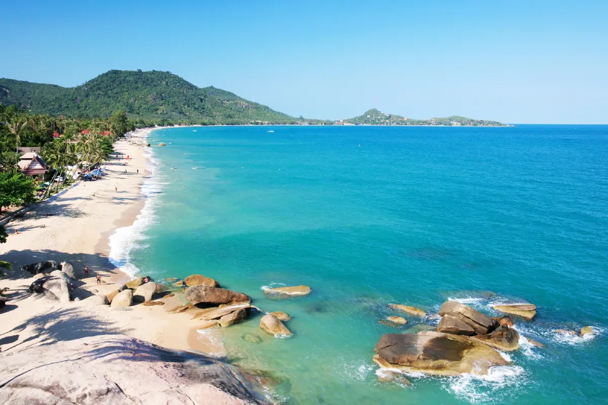 หาดละไม เกาะสมุย จังหวัดสุราษฎร์ธานี ทะเลอ่าวไทย
