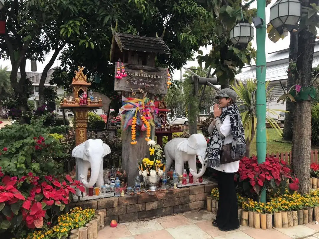 เสาหลักเมืองอำเภอปาย ตำบลเวียงใต้ จังหวัดแม่ฮ่องสอน