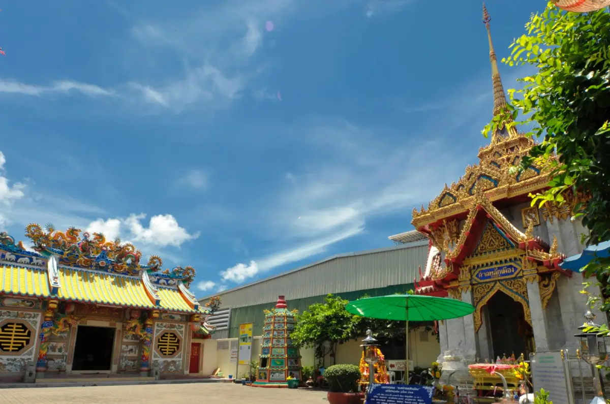 Rayong City Pillar Shrine in Tha Pradu old town