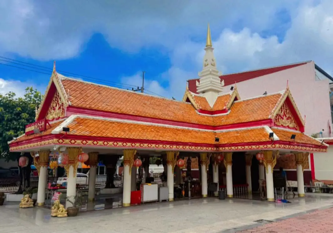 Kalasin City Pillar Shrine at Kalasin and Kaeng Samrong Roads intersection