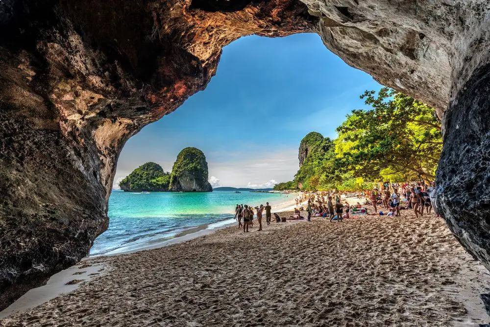 Phra Nang Cave Beach, Krabi Province, Southern Thailand
