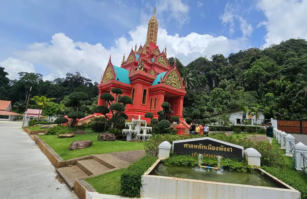 Phang Nga City Pillar Shrine, also known as Chao Mae Sai Thong Shrine