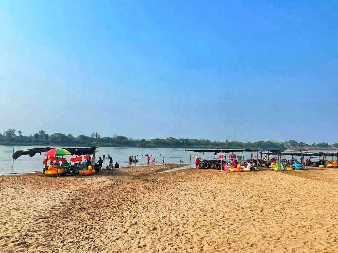 Mekong River Sand Beach