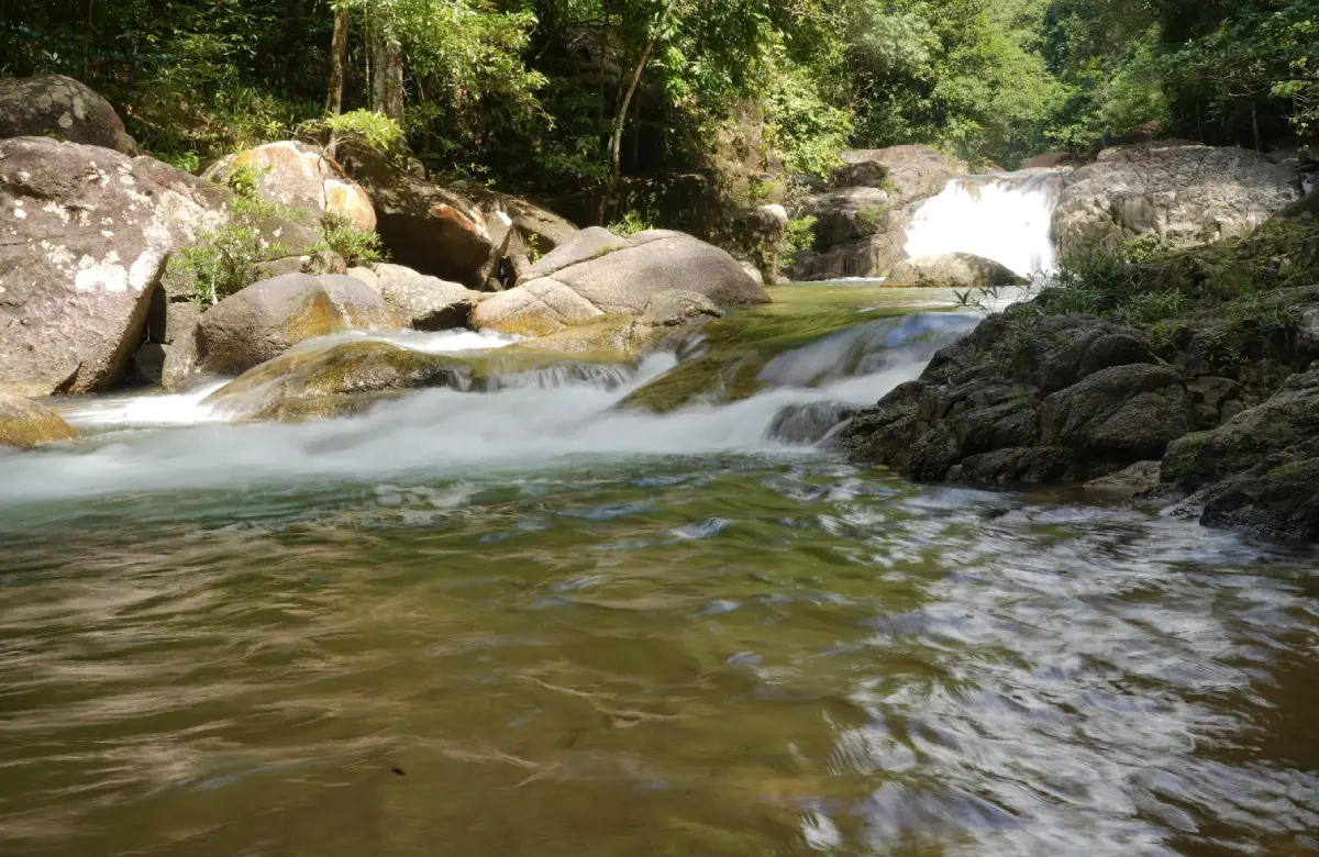 Ban Khlong Wa Lang Waterfall (Nok Ram Waterfall), Phatthalung