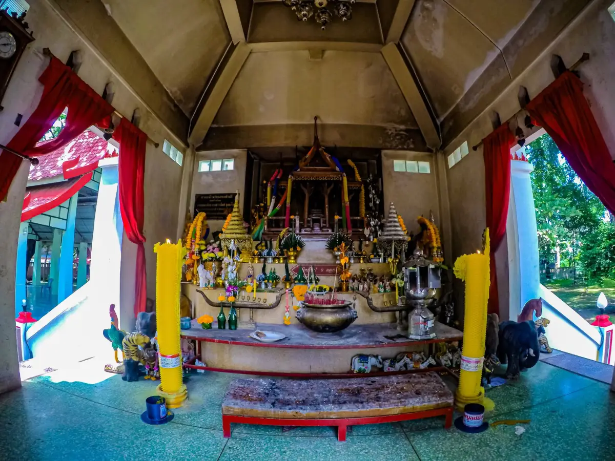 Chao Pho Mahesak Shrine, the city guardian shrine of Sakon Nakhon