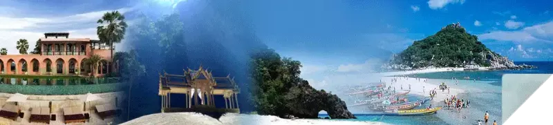Prachuap Khiri Khan Prachuap Khiri Khan : City of pure gold, delectable coconuts and pineapples, delightful beaches, mountain and caves, land of spiritual beauty.