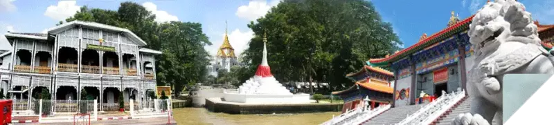 Nonthaburi Nonthaburi : Grand Royal Mansion, renowned Suan Somdet, Ko Kret is pottery, famous ancient temples, tasty durians, and the beautiful government office.