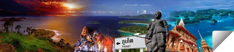 Phuket Phuket : Pearl of the Andaman sea, heaven of south, golden sand beach, two heroine, Luang Por Cham.