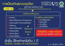 กฎหมายที่ใช้ควบคุมโรค โควิด-19 (COVID-19)