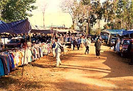 Thai-Laos Border Trade Relief Point