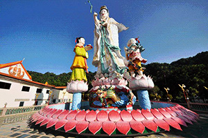 The largest Guanyin goddess in Thailand